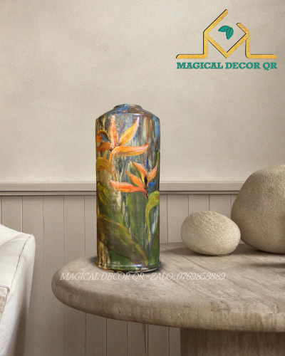 Vuốt Tay Hoa Chuối Nước Dáng Trụ