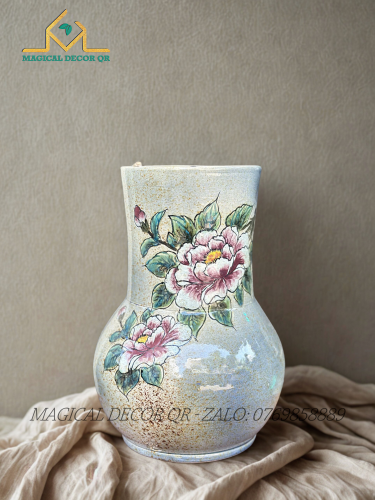 Vuốt Tay Hoa Phù Dung Tím Cổ Cao