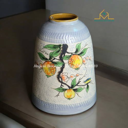 Vò dáng chuông quả hồng