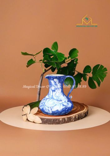 Vuốt tay xanh lam tay cầm