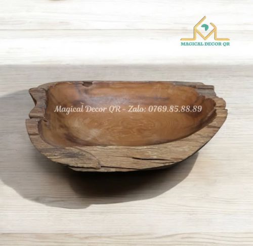 Khay gỗ lũa mẫu 4 