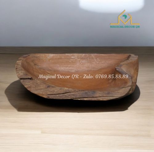 Khay gỗ lũa mẫu 6