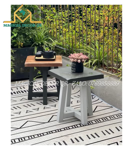 Ghế vuông - Ghi nhạt, đậm