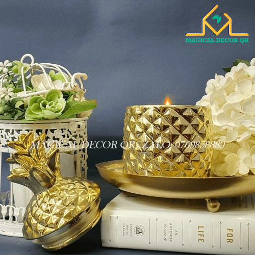 Nến Lucky Zenme Lemon $ Mint Leaf Bạc