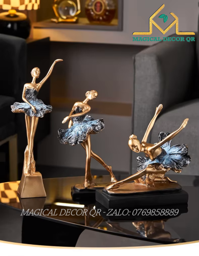 Bộ Múa Ballet Xanh - Vàng Đồng